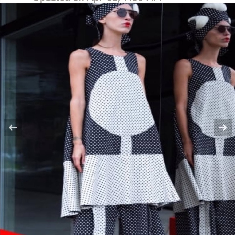 Closet closing sale Rare Henrik Vibskov Lenka Runway Polka Dot Dress Sz XS